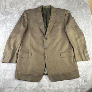 Joseph Abboud Blazer Mens 46 Long 100% Silk Houndstooth 3-Button Sport Coat‎